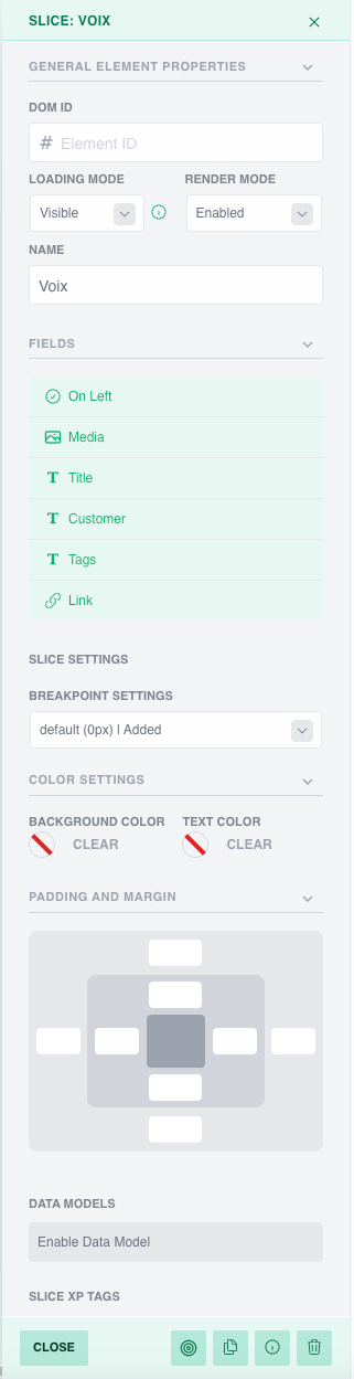 Navigator Panel for the Voix Studio Editor